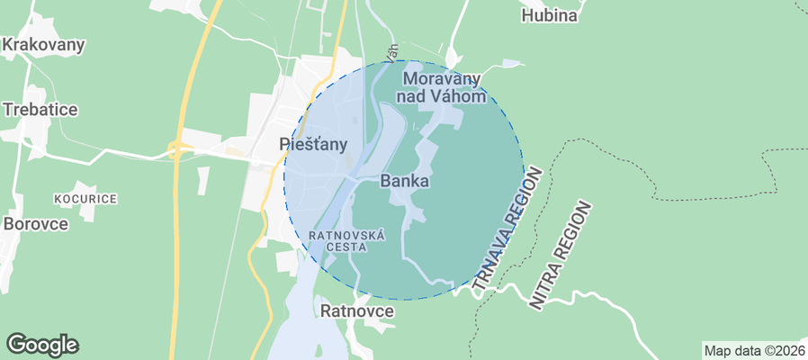 Banka Airbnb map